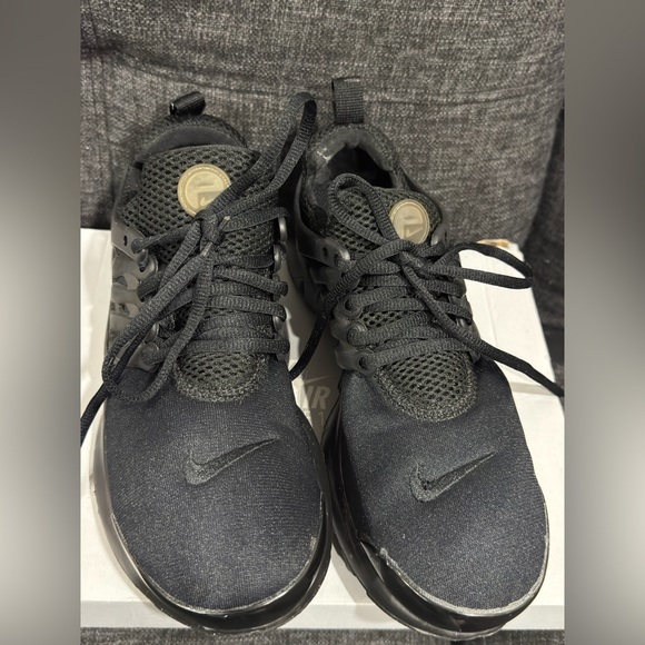 Nike Air Presto GS Triple Black Blackout 833875-003 Running Size 6y Womens 7.5 - Picture 8 of 15